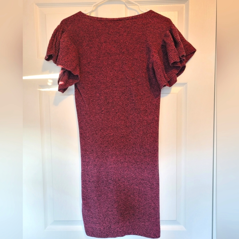 Express women's burgundy sweater dress - Picture 2 of 4